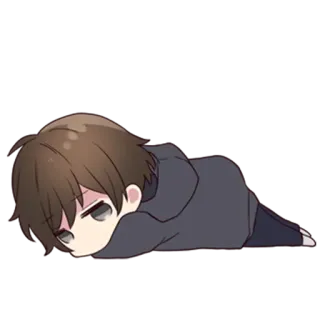 👀 Animé, Fatigué, Dessin animé, Paresseux, Endormi telegram sticker