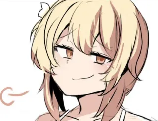😏 Lumine Genshin Impact Anime, Videospiel, Genshin Impact, Lumine telegram sticker