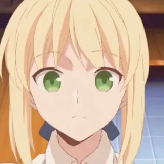 💙 Saber Fate/stay night Anime, Manga, Saber, Fate, Fate/Stay Night, Mujer, Rubia telegram sticker