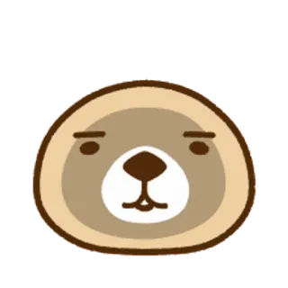 🐧 クマ, かわいい, 漫画, 動物, 絵文字, ステッカー telegram sticker