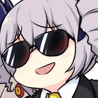 ❄️ Anime, Sonnenbrille, Cartoon, Figur, Cool, Süß, Manga whatsapp sticker