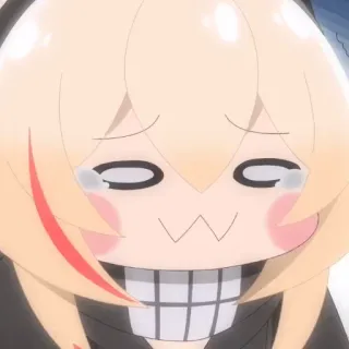 😭 Anime, Chorando, Rosto, Expressão, Desenho animado, Menina, Triste whatsapp sticker