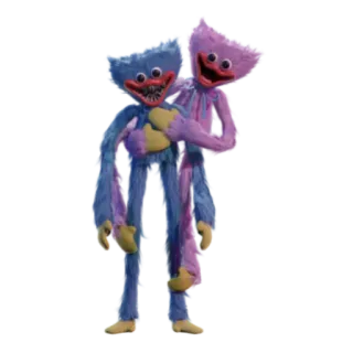 😍 Huggy Wuggy Poppy Playtime Huggy Wuggy, Poppy Playtime, Game horor, Monster, Seram, Karakter game whatsapp sticker