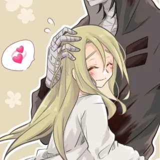 💞 Isaac Foster Angels of Death anime, manga, Isaac Foster, Angels of Death, character, hug, affection telegram sticker