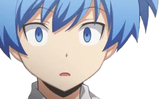 😱 Nagisa Shiota Assassination Classroom Anime, Personaggio, Nagisa Shiota, Assassination Classroom telegram sticker