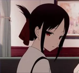 ❤️ Kaguya Shinomiya Kaguya-sama: Love Is War Аниме, Кагуя-сама, Кагуя Синомия, Любовь - это война, Мультфильм, Стикер telegram sticker
