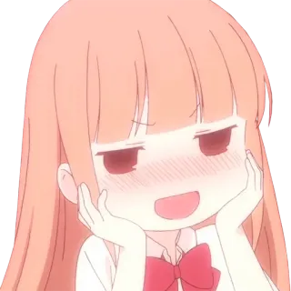 😳 anime, girl, cute, cartoon, character telegram sticker