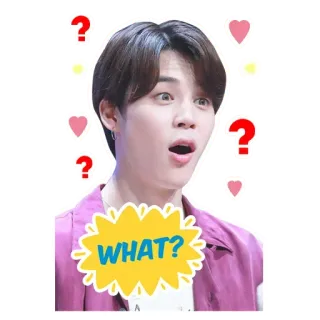 😧 WHAT? выражение, вопрос, в замешательстве, удивление whatsapp sticker