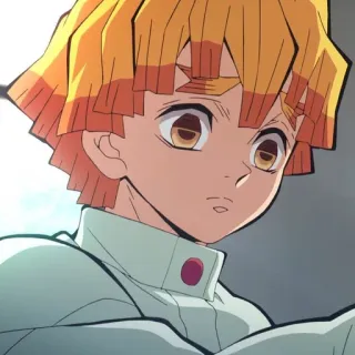🧡 Zenitsu Agatsuma Demon Slayer Anime, Demon Slayer, Zenitsu, Agatsuma, Personagem, Animação Japonesa telegram sticker