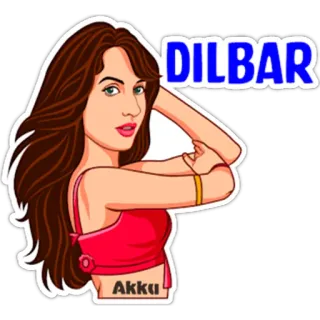 💃 DILBAR
Akku mujer, dibujos animados, Dilbar, Akku telegram sticker