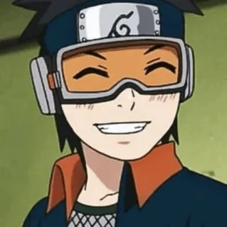 🕷 Obito Uchiha Naruto anime, manga, ninja, smiling, character telegram sticker
