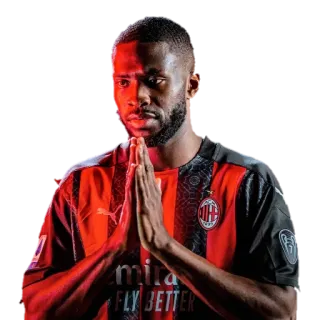 🙏 futebol, esportes, futebol, AC Milan, atleta, jogador telegram sticker