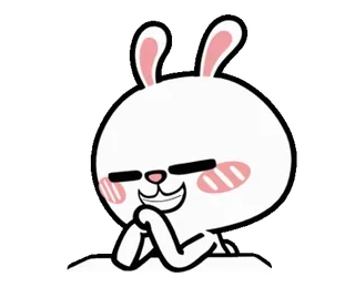 😈 Kartun, Kelinci, Kelinci kecil, Lucu, Animasi telegram sticker