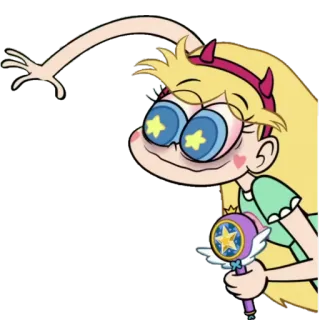 🥔 Star Butterfly Star vs. the Forces of Evil การ์ตูน, เวทมนตร์, เจ้าหญิง, ไม้กายสิทธิ์ telegram sticker
