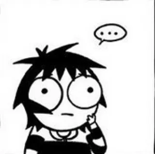 😶 desenho animado, personagem, pensando, confuso, questionando whatsapp sticker