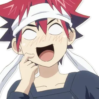 😅 Soma Yukihira Food Wars!: Shokugeki no Soma Anime, Food Wars, Shokugeki no Soma, Soma Yukihira, Koch, Kochen telegram sticker