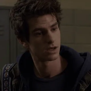 😦 Peter Parker The Amazing Spider-Man andrew garfield, spiderman, marvel, super-herói, peter parker whatsapp sticker