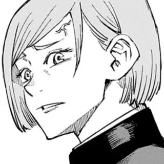 😠 Nobara Kugisaki Jujutsu Kaisen Anime, Manga, Nobara Kugisaki, Jujutsu Kaisen, Postać, Czarownik telegram sticker