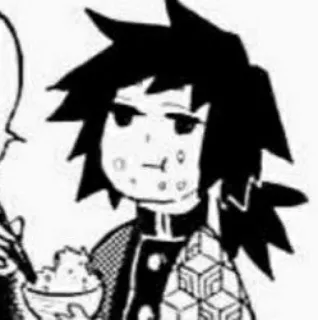🌊 Giyu Tomioka Demon Slayer Anime, Manga, Demon Slayer, Giyu Tomioka, Essen, Süß telegram sticker