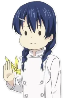 😶 Erina Nakiri Food Wars!: Shokugeki no Soma Anime, Koch, Kochen, Essen, Food Wars! Shokugeki no Soma, Erina Nakiri telegram sticker