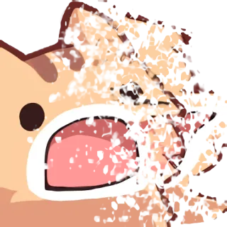 😵 แมว, ตลก, มีม, โกรธ, กรีดร้อง telegram sticker