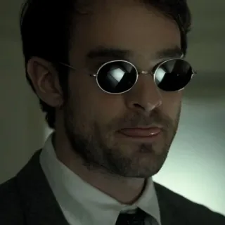 🥊 Daredevil marvel, netflix, super-héros, lunettes whatsapp sticker