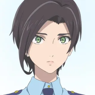 👒 Аниме, Полиция, Офицер, Женщина, Форма, Персонаж telegram sticker