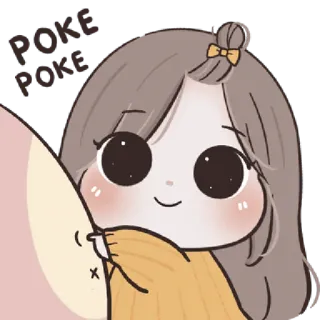 🩰 POKE
POKE fofo, garota, desenho animado, poke, ilustração, adesivo telegram sticker
