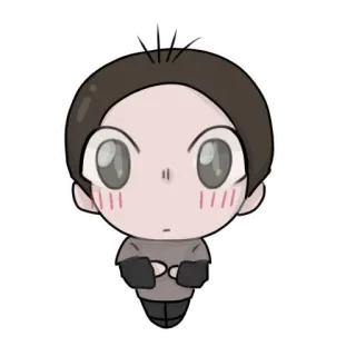 🥺 Chibi, Dibujos animados, Personaje, Sticker whatsapp sticker