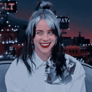 🕸 Billie Eilish 歌手, アーティスト, ミュージシャン, 有名人 telegram sticker