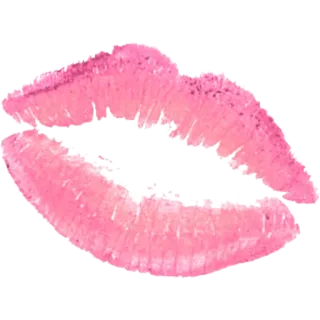 💋 губы, поцелуй, помада, розовый, макияж, красота, косметика telegram sticker