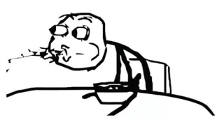 ® Meme, Trollface, Meme da Internet, Quadrinho, Rage Comic, Troll telegram sticker