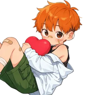 ❤ Shoyo Hinata Haikyu!! telegram sticker