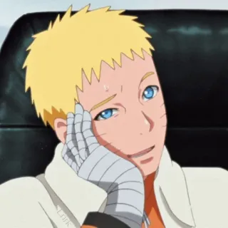 💛 Naruto Аниме, Манга, Мультфильм, Персонаж, Наруто, Узумаки, Иллюстрация telegram sticker