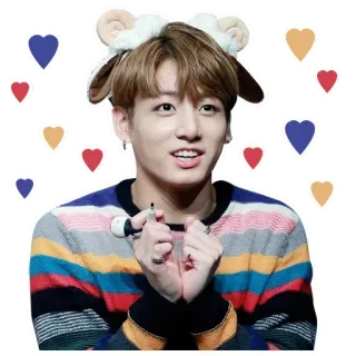 ☺️ Jungkook Чонгук, BTS, K-pop, певец, айдол, артист, человек whatsapp sticker