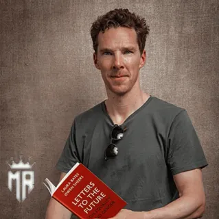 👨‍🔬 Letters to the Future LETTERS TO THE FUTURE Benedict Cumberbatch, aktor, książka, Listy do przyszłości telegram sticker