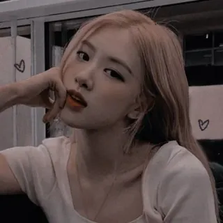 🌹 Rose Kpop, Rose, Cantante, Celebridad, Mujer, Coreana, Blackpink whatsapp sticker