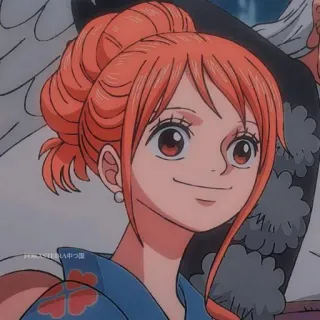 🎌 Nami One Piece anime, One Piece, Nami, cartoon, female, manga telegram sticker