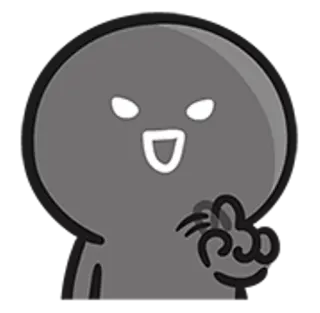 👽 cartoon, character, gesture, rude, offensive telegram sticker