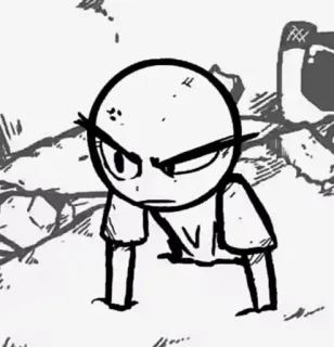 ⏯ 막대기 인간, 폭력, 분노, 전쟁, 군사, 갈등 telegram sticker