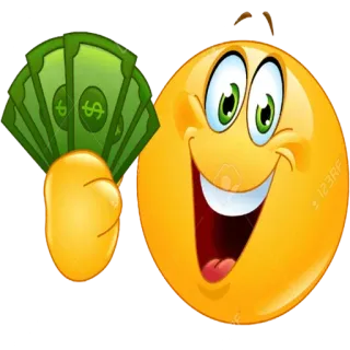 💵 argent, emoji, dollars, espèces, richesse, finance, succès, devise whatsapp sticker