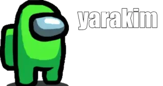 🤔 yarakim among us whatsapp sticker
