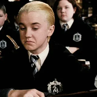 🐾 Draco Malfoy Harry Potter 드레이코 말포이, 해리 포터, 슬리데린, 마법사, 학생, 마법, 학교 telegram sticker