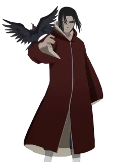 😠 Itachi Naruto アニメ, マンガ, ナルト, イタチ, 忍者 telegram sticker