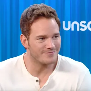 🐁 Chris Pratt Chris Pratt, aktor, selebriti, potret telegram sticker