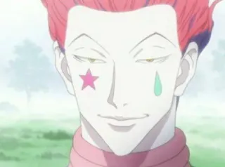 😏 Hisoka Hunter x Hunter Anime, Villano, Mago, Tétrico, Hunter x Hunter whatsapp sticker