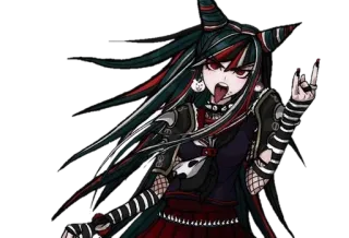 🤪 Ibuki Mioda Danganronpa Anime, Ibuki Mioda, Danganronpa, Anime Mädchen, Rock, Musik telegram sticker