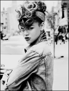 🗝 Rihanna Rihanna, celebridade, cantora, atriz, moda, música, retrato telegram sticker