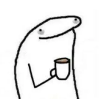 🌟 coffee, cartoon, meme, florkofcows whatsapp sticker