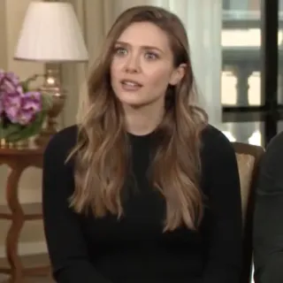 🌻 Elizabeth Olsen Attrice, Ritratto, Celebrità, Donna, Elizabeth Olsen telegram sticker